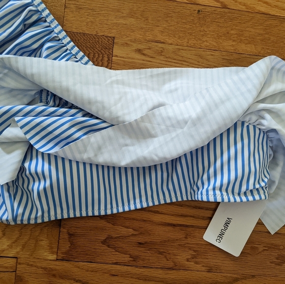 NWT VIMPUNEC Striped Ruffle Bikini - Picture 7 of 10
